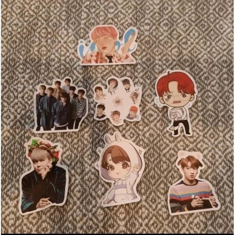 BTS Stickers Bts vinyl stickers korean singer boy band 75 stickers decals New - Picture 2 of 5